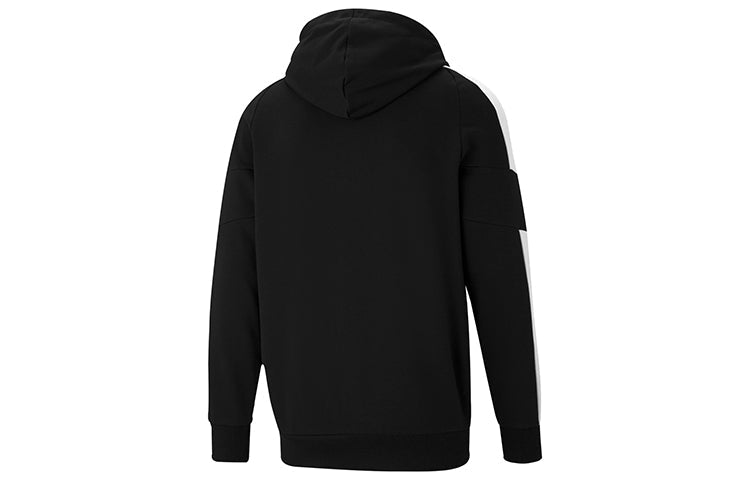 PUMA Casual Printed Zipped Hooded Jacket Black 588672-01