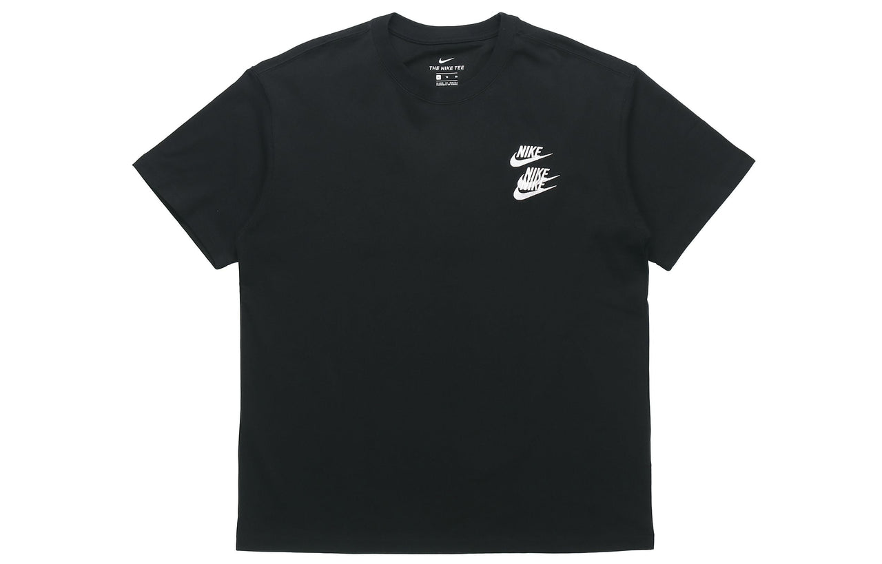 Nike World Tour Around the world Round Neck Short Sleeve Black DA0990-010