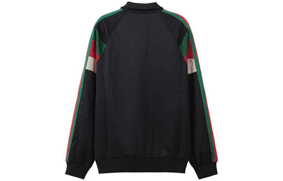 Gucci FW22 Neoprene zip jacket with Web 'Black' 698448-XJEEP-1152