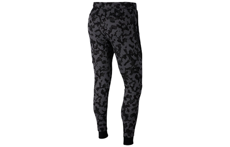 Nike Tech Fleece Street Slim Fit Camouflage Long Pants Black Camouflage CJ5981-010