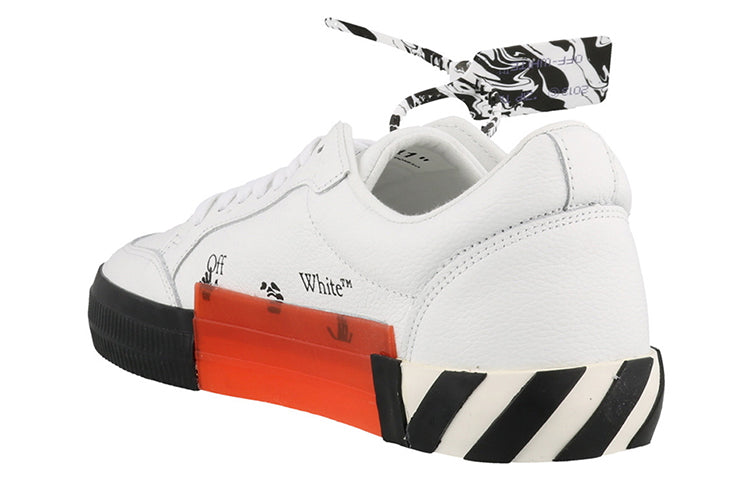 Off-White Vulc Low 'White Black' OMIA085E20LEA0010110