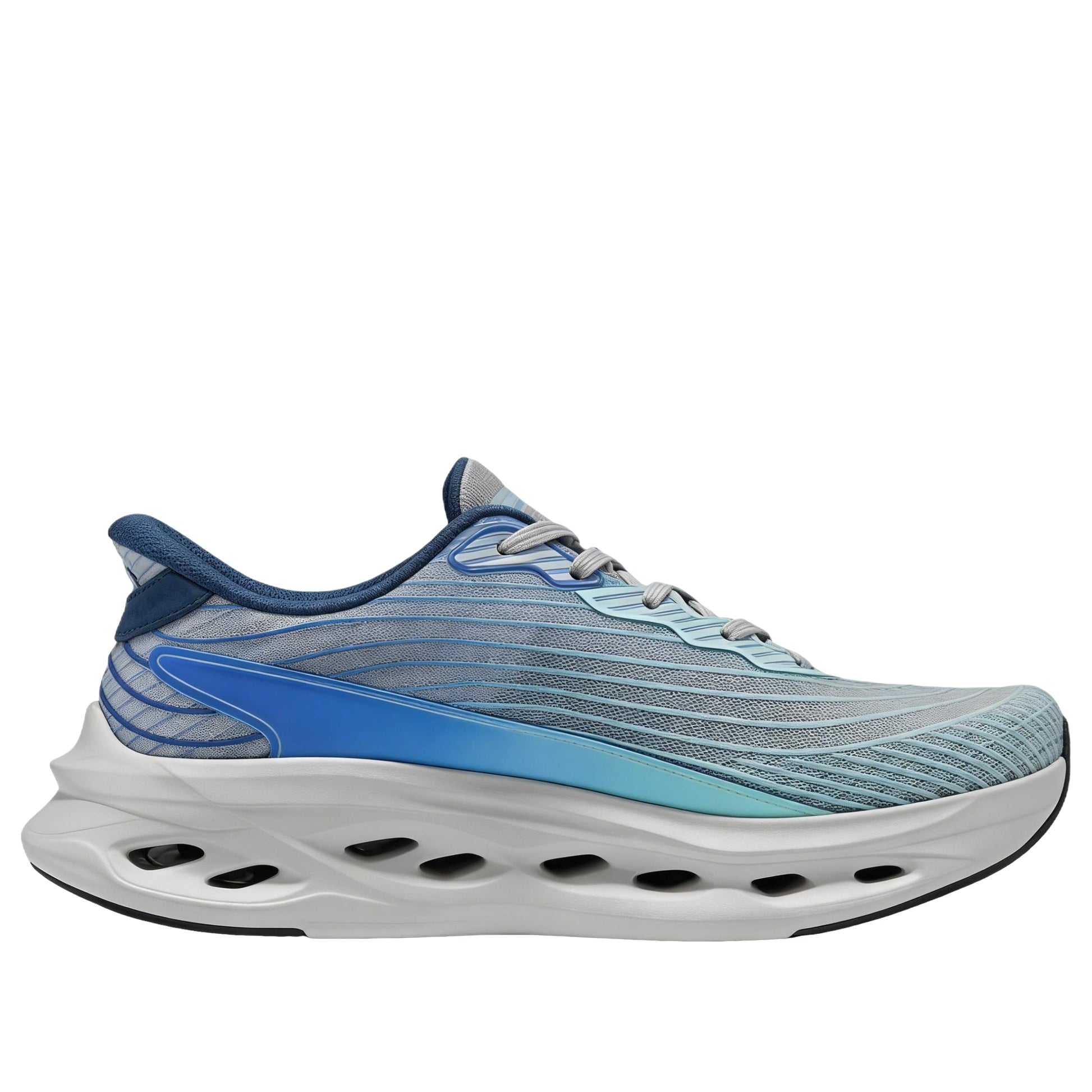 Skechers Max Cushioning Glide-Step Sapphire 'Grey Blue' 220425-GYBL