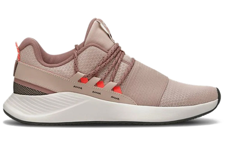 (WMNS) Under Armour Charged Breathe Running Shoes Pink/Red 3024057-600