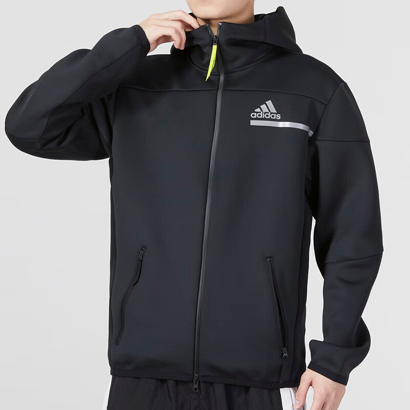 adidas Z.N.E. Sportswear Innovation Motion Full-Zip Hoodie 'Black' GP7838