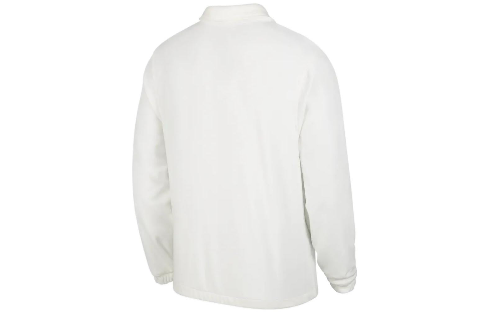 Nike SB Solid Color Embroidered Loog Casual Jacket Couple Style White DH2917-133