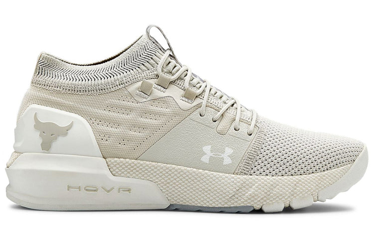 (WMNS) Under Armour Project Rock 2 'Onyx White' 3022398-103