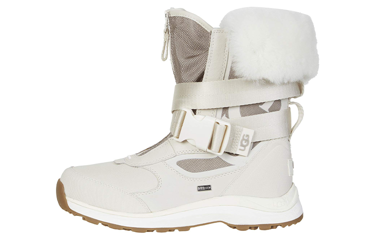 (WMNS) UGG Snow Boots 'White' 9249682-WHT