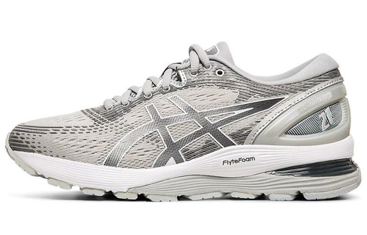 (WMNS) ASICS Gel-Nimbus 21 Wide 'Mid Grey Silver' 1012A155-020