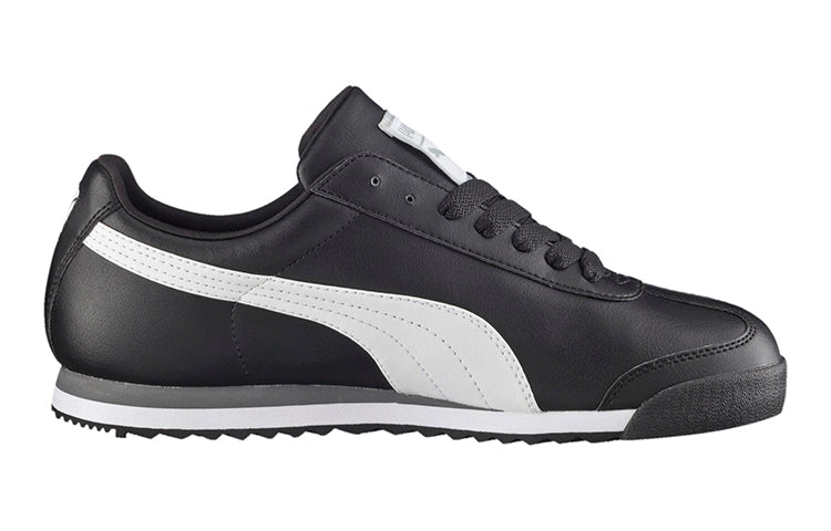 (GS) PUMA Roma Basic 'Black White Silver' 354259-01