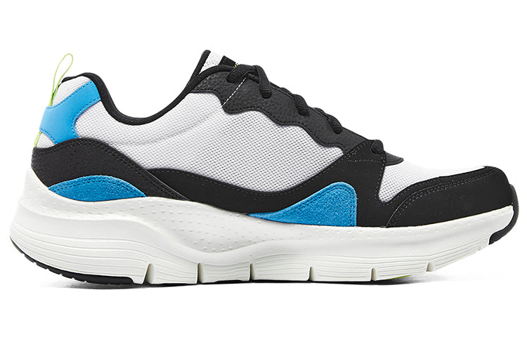 Skechers Arch Fit 'White Black Multicolor' 232204-BKMT