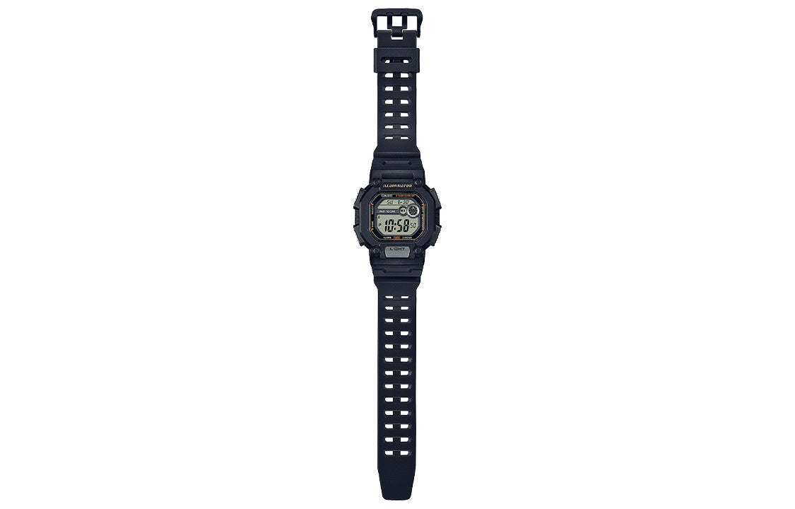 Casio Standard Stylish Retro Cube Digital Watch 'Black' W-737HX-1AV
