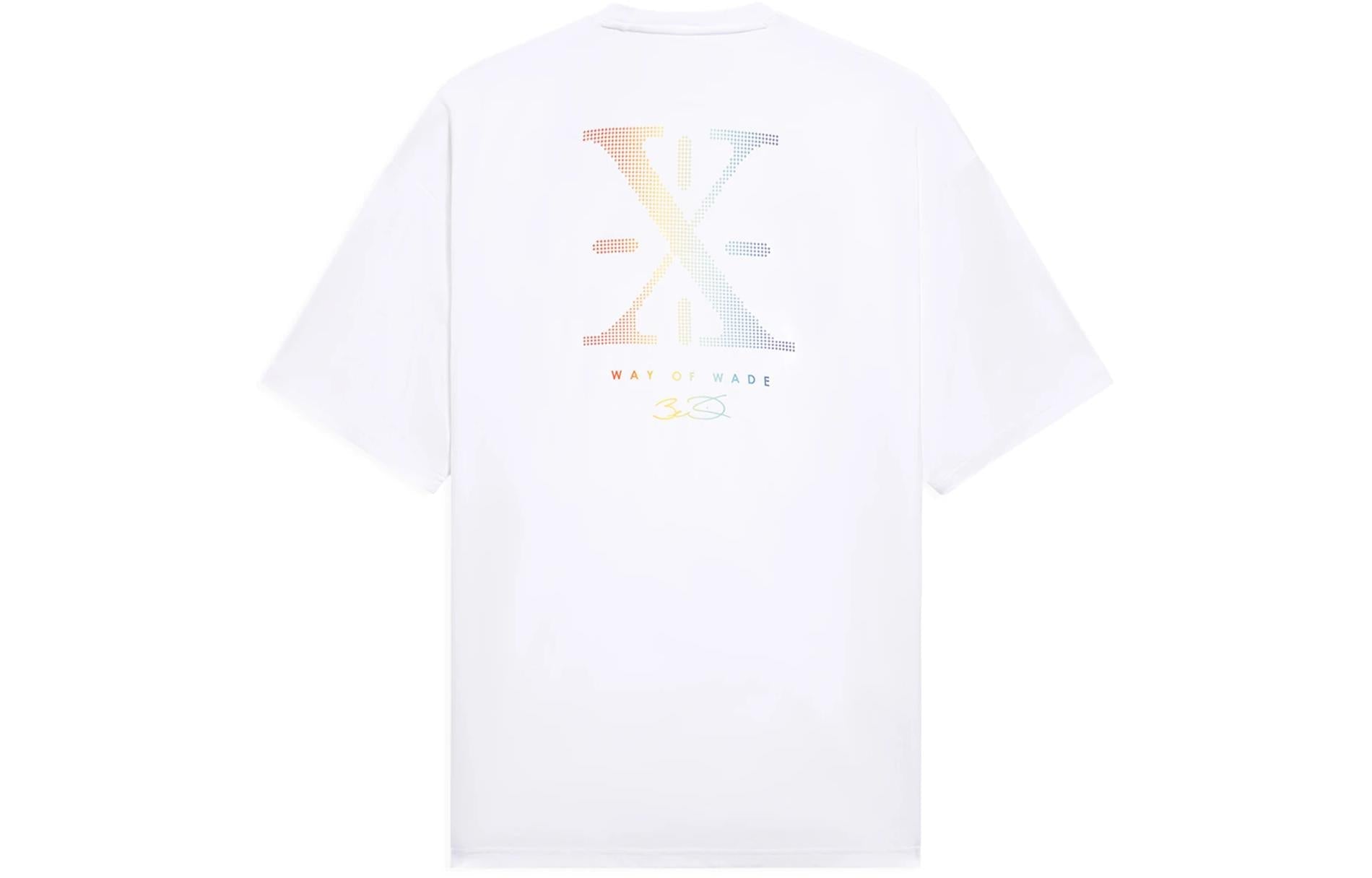 Li-Ning Way Of Wade Graphic T-shirt 'White' AHSS429-2
