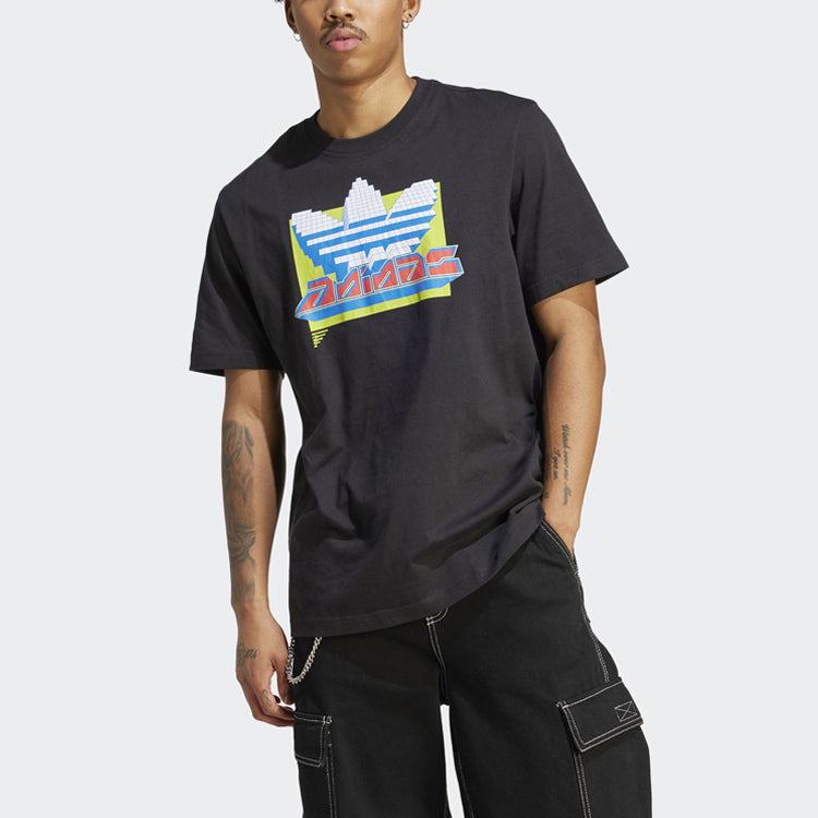 adidas originals Graphic Metaverse Tee 'Black' IC5744