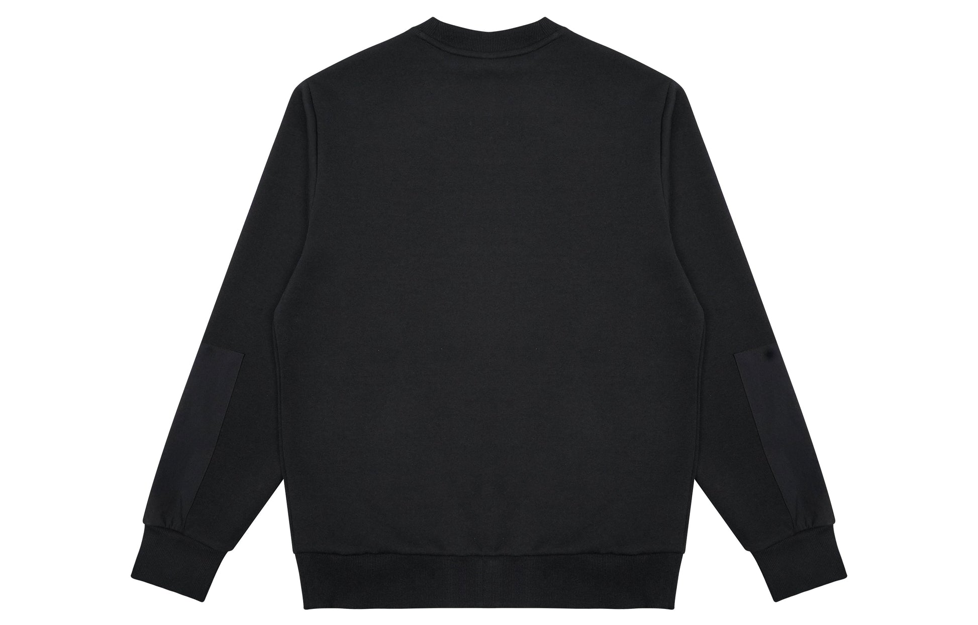 New Balance Pocket Splicing Knit Sports Round Neck Pullover Couple Style Black AMT13378-BK