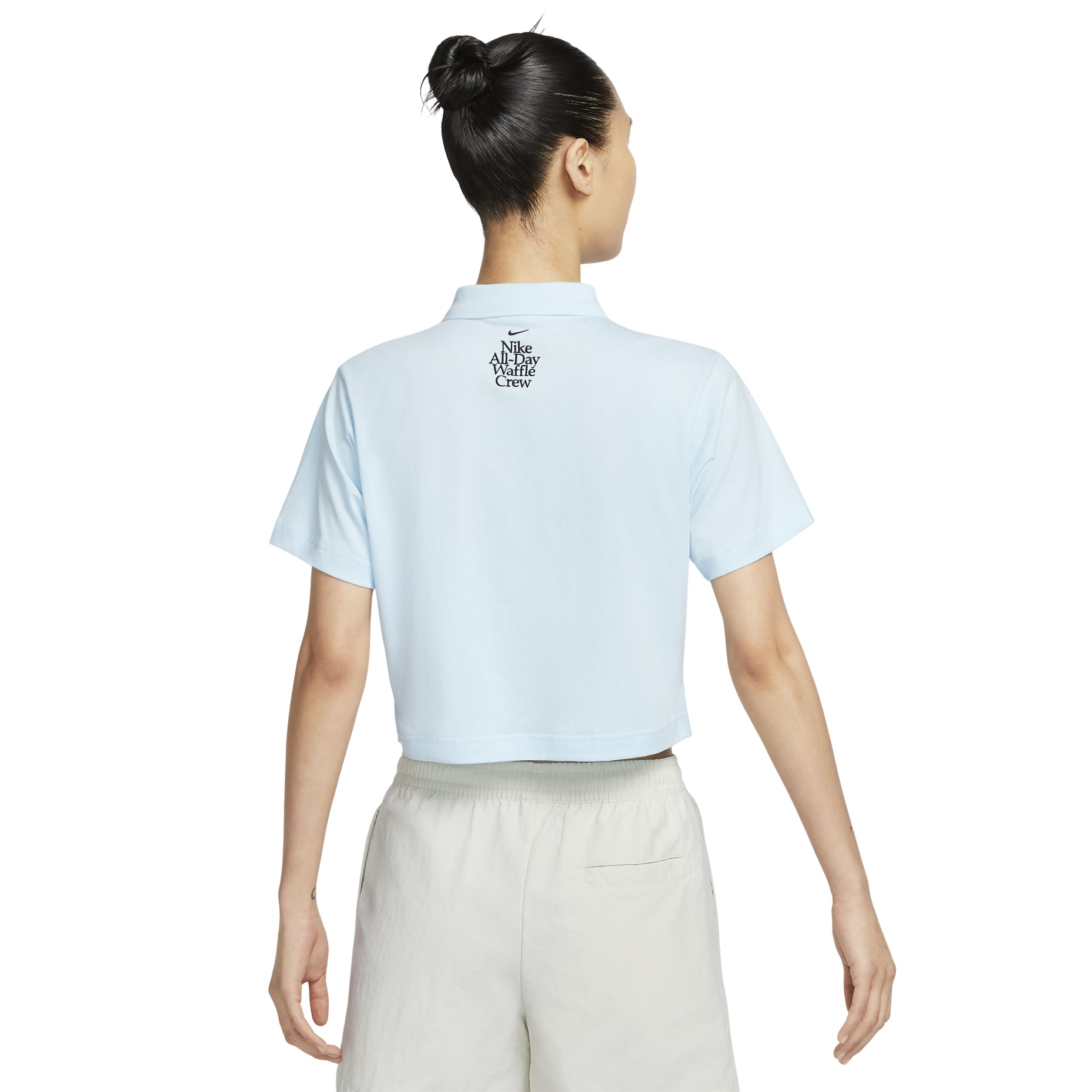 (WMNS) Nike Graphic Polo Shirt 'Blue Red' HQ1199-474