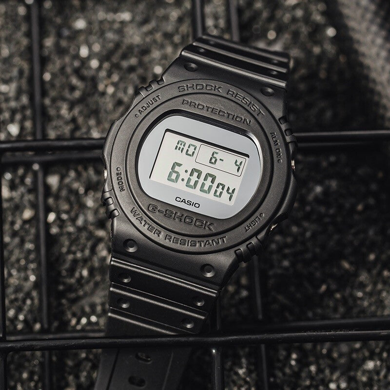 CASIO G-Shock Digital 'Black Silver' DW-5700BBMA-1