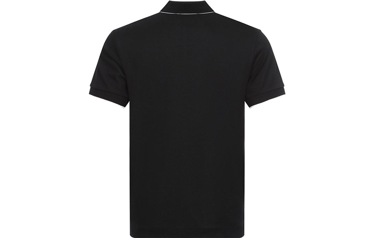Men's Burberry Short Sleeve Polo Shirt Black 80083281
