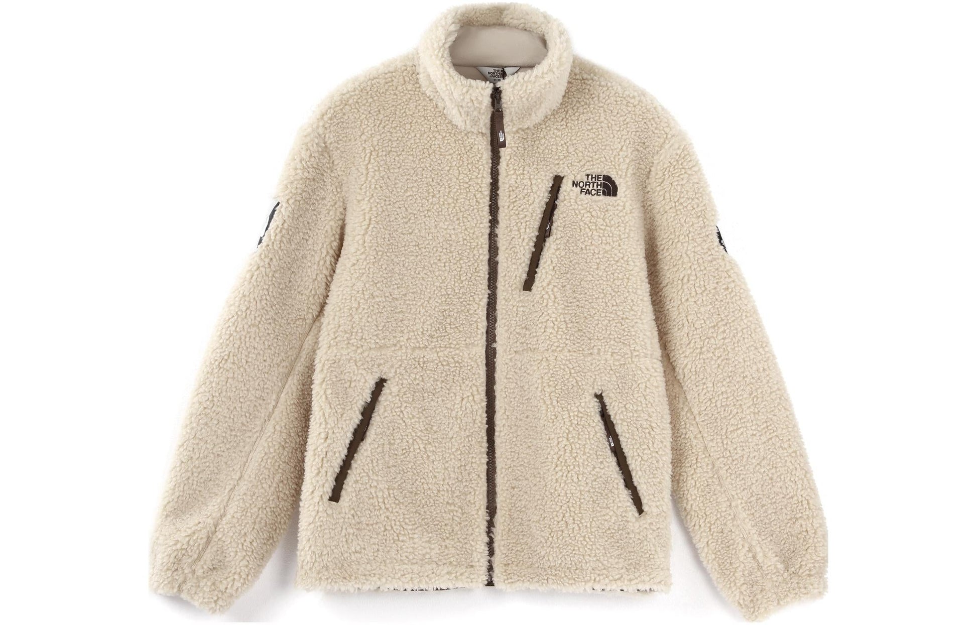THE NORTH FACE Full Zip Fleece Jacket 'Beige' NJ4FM50K
