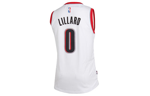 adidas NBA Damian Portland Lillard Swingman Men's Jersey White/Red A46234