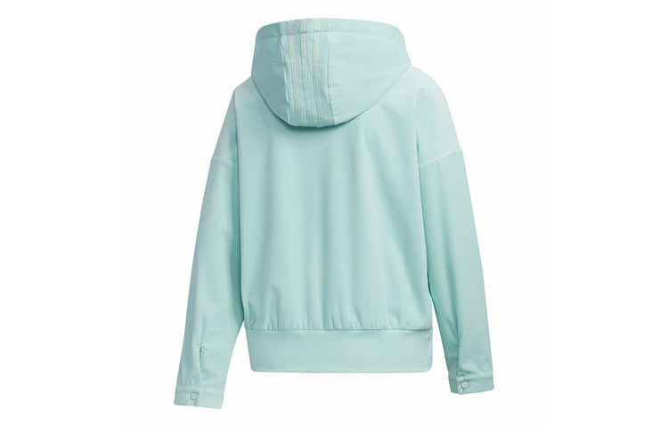 (WMNS) adidas Style Velor Jackets Asia Sizing 'Blue' GM1466