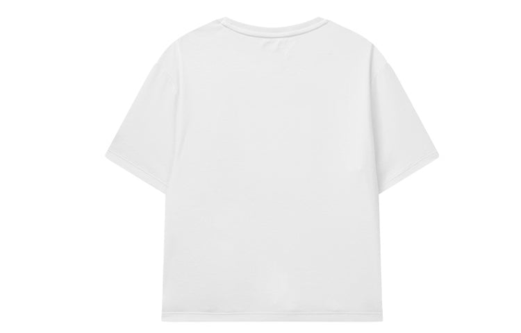 (WMNS) FILA Printing Short Sleeve White T-Shirt F11W028137F-WT
