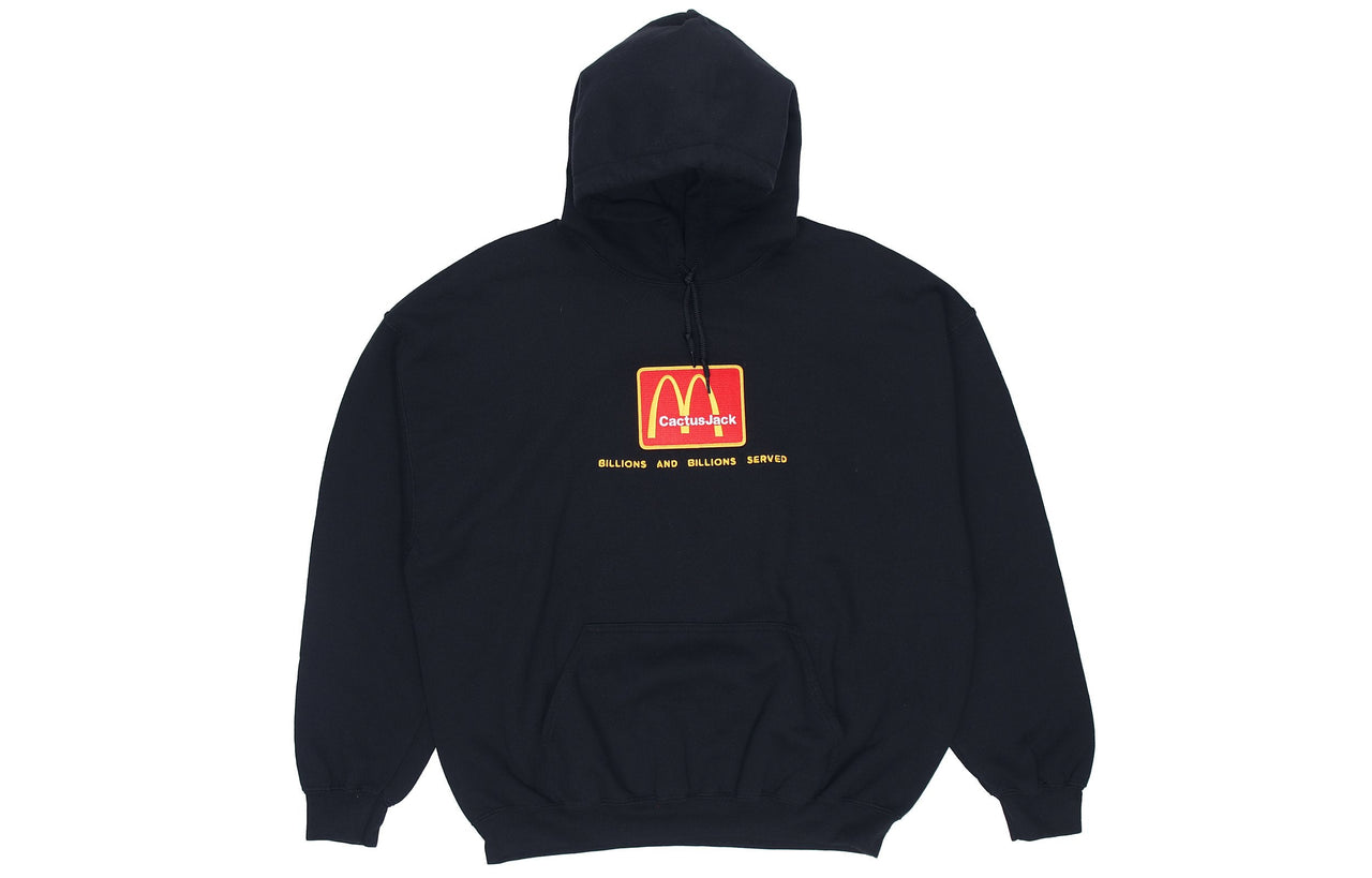 Travis Scott Unisex Cactus Jack x Mcdonald's Logo Black TC-27