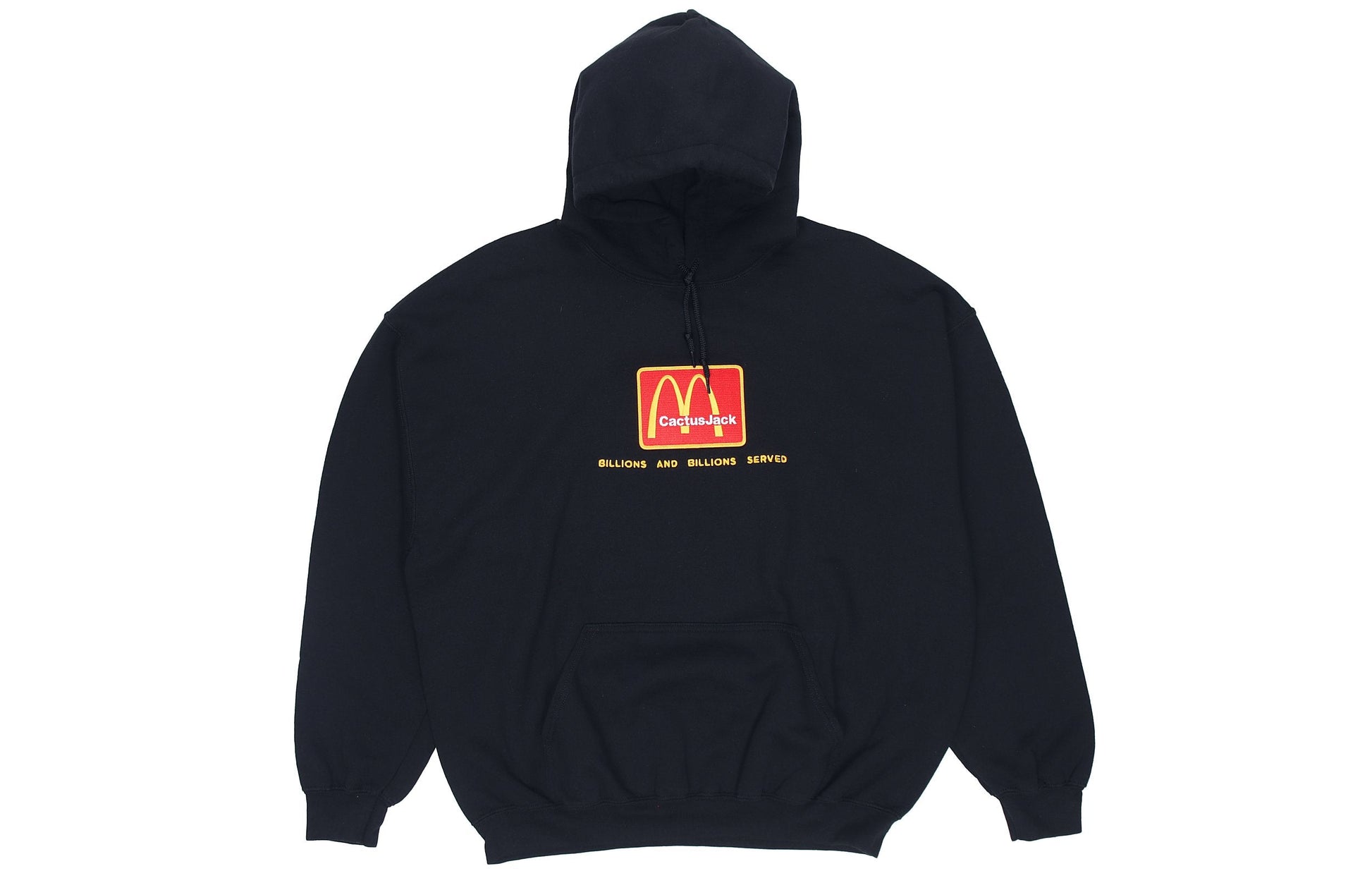 Travis Scott Unisex Cactus Jack x Mcdonald's Logo Black TC-27
