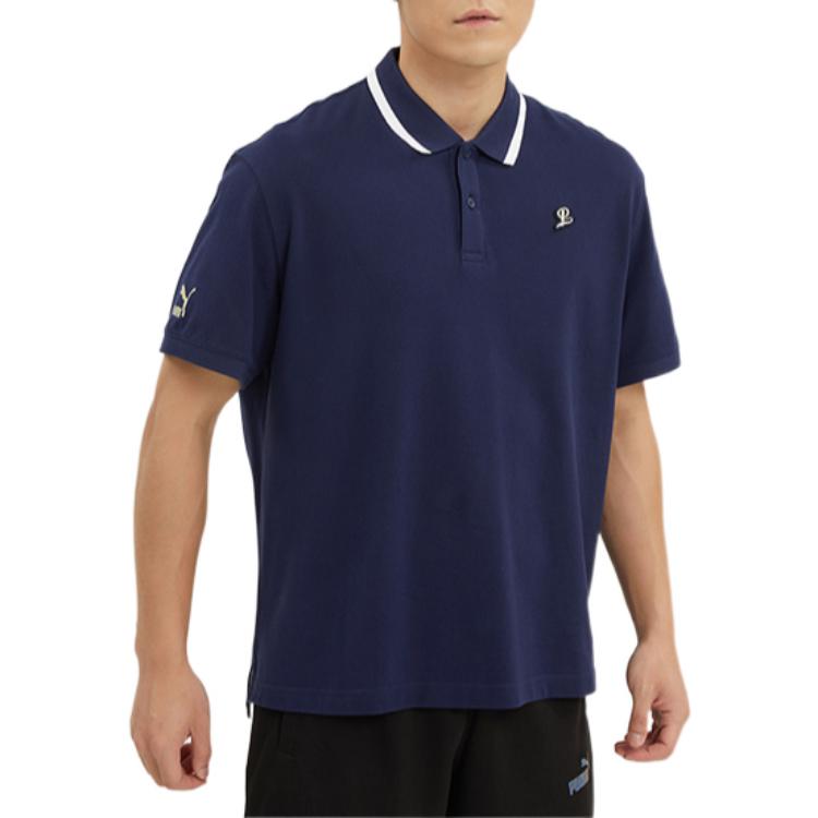 PUMA Team Polo Tee 'Navy' 536945-06
