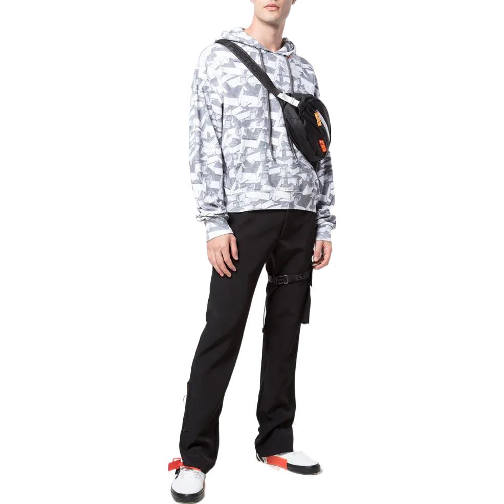 Off-White Arrows Print Cotton Hoodie OMBB037R20E3003399109910