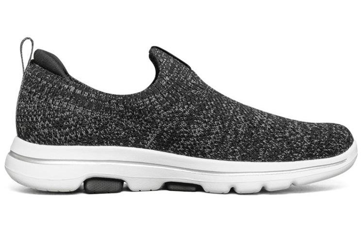 (WMNS) Skechers Go Walk 5 'Dark Grey White' 15952-BKGY
