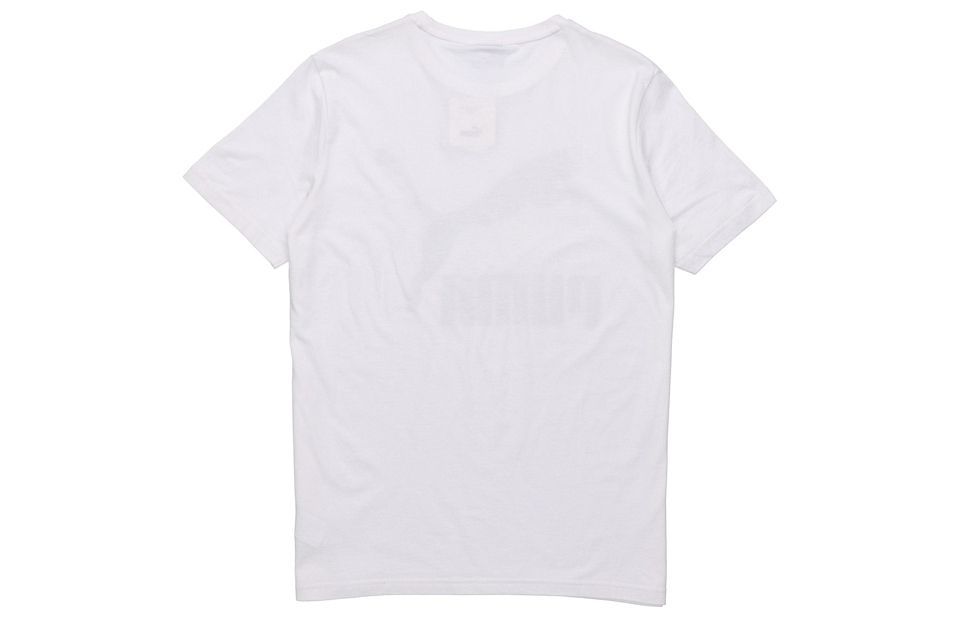 PUMA Classics Logo Round Neck Short Sleeve White 579405-02