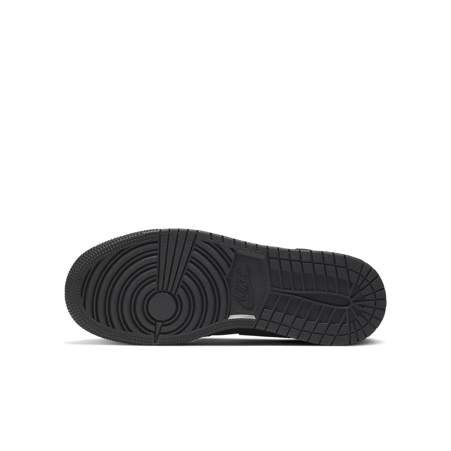 (GS) Air Jordan 1 Mid 'Triple Black' 554725-056