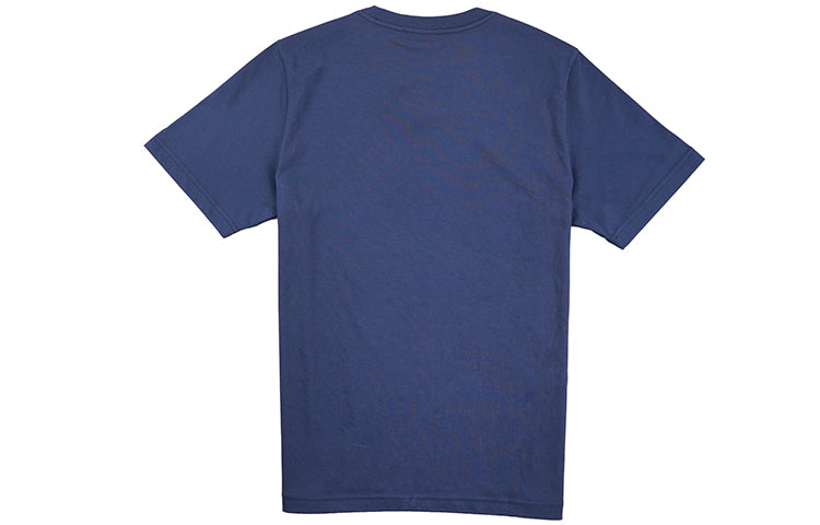 New Balance Men's New Balance Classic Logo Casual Loose Short Sleeve Navy Blue NEA2E031-NV