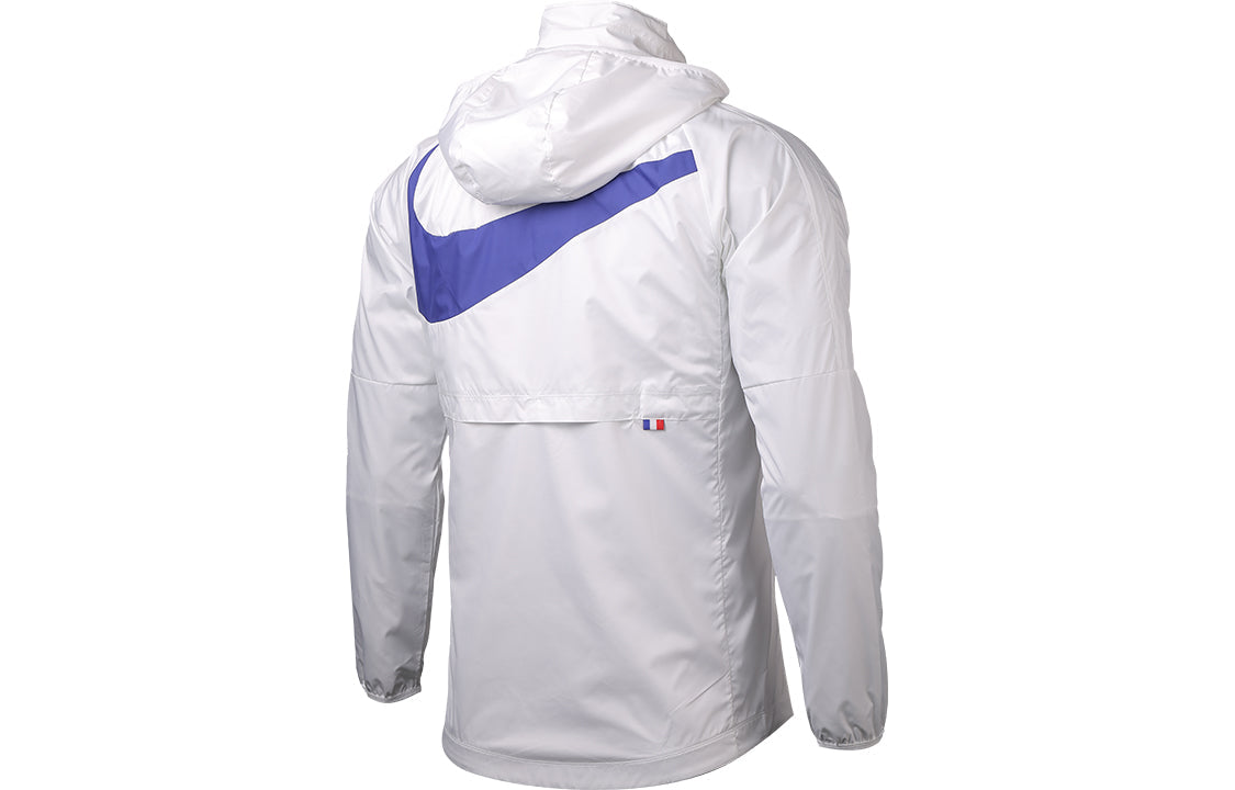 Nike France Football Training Hood Jacket Men's White CN7069-100
