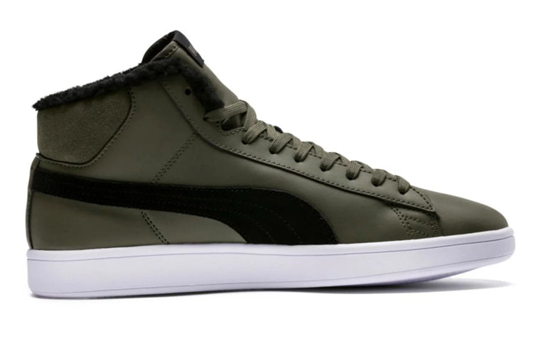 PUMA Smash v2 Mid Winterized 'Black Green' 367338-02