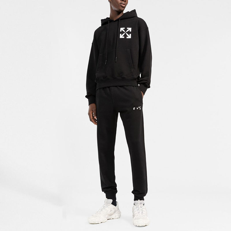Off-White Hands Off Cotton Track Pants 'Black' OMCH044S23FLE0031001