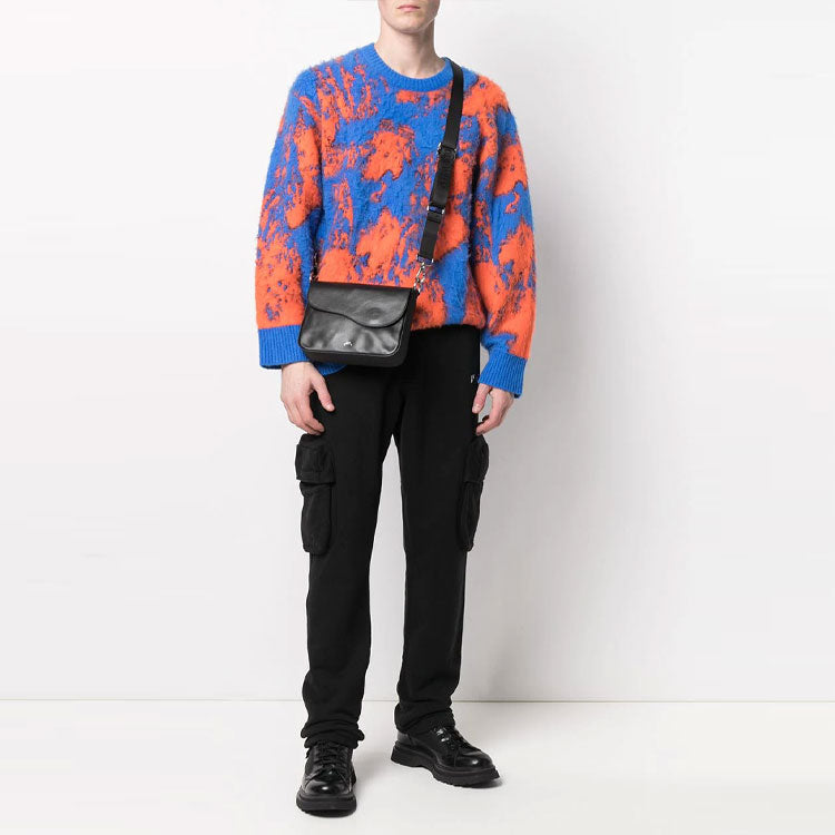 Off-White Logo Embroidered Cargo Sweatpants Version Black OMCH036R21FLE0011001