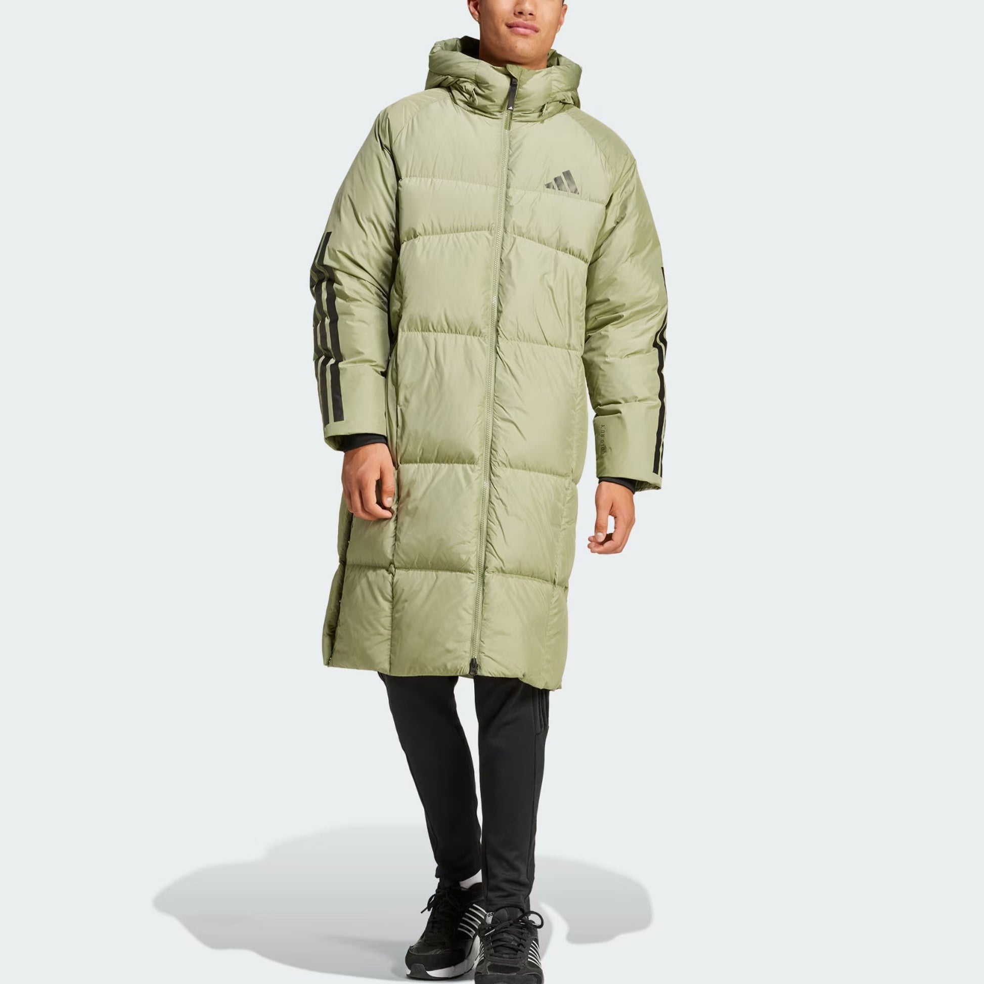 adidas Cold.Rdy Long Puffer Jacket Asia Sizing 'Olive Green' JG3839