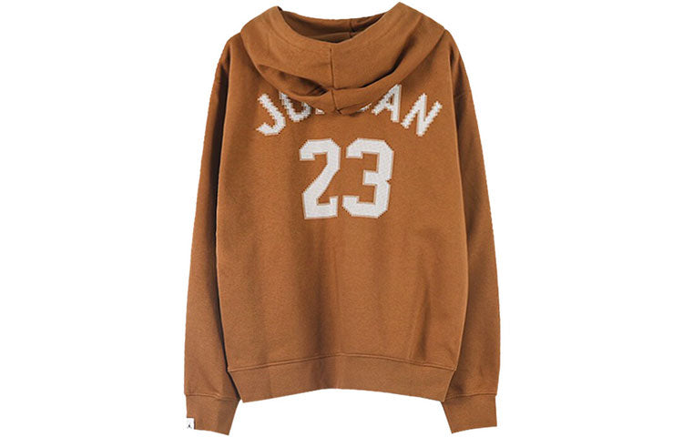 Air Jordan Holiday Fleece Pullover Hoodie 'Light British Tan Sail' FD7466-281