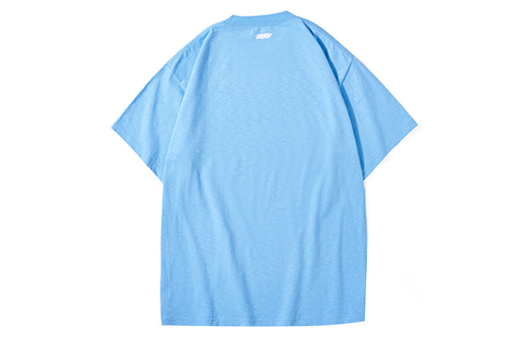 PJ's Vigor Multi-Color Pattern Printing Short Sleeve Unisex Blue 20SSTS10204-P