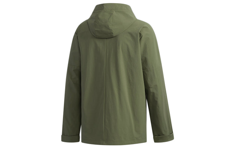 adidas Wj Jkt Wrap Sports Stylish Woven Jacket Green DM5208