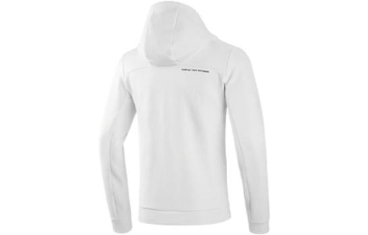 Skechers Hooded Full Zip Jacket 'White Black' P322M018-0019