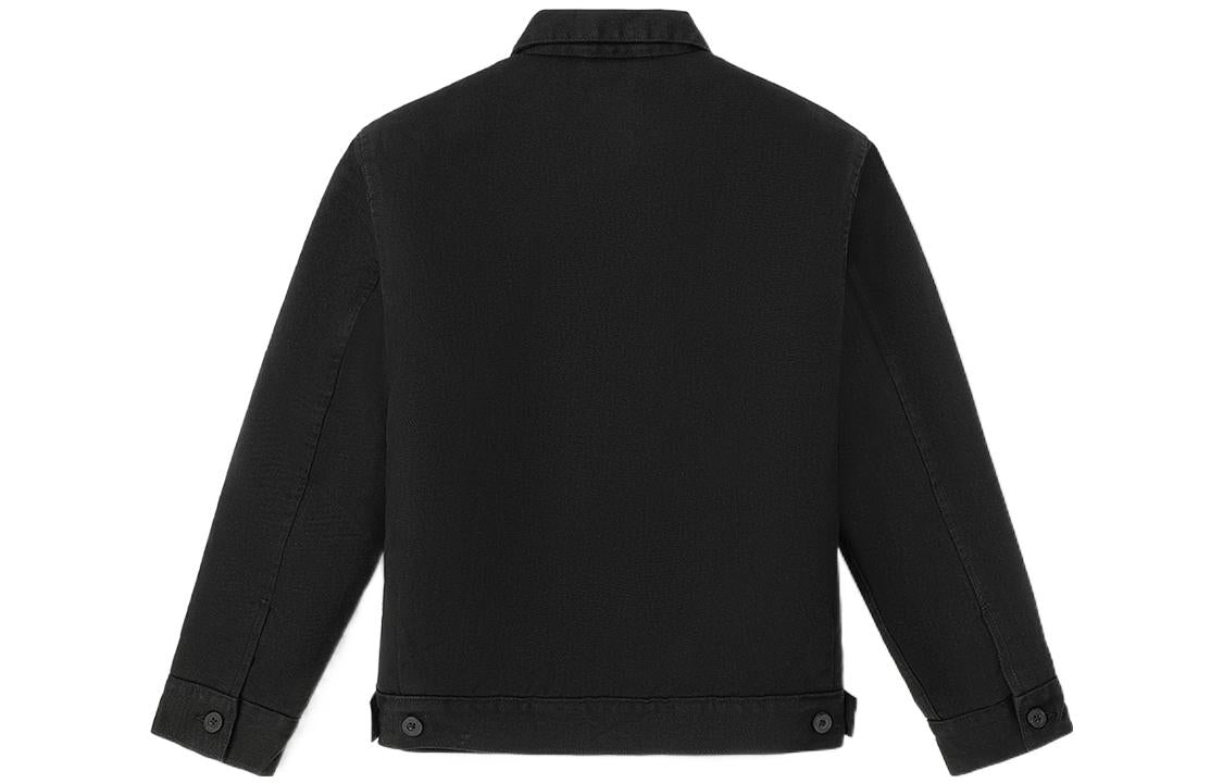 Men's Vans Grid Alphabet Printing Jacket Black VN0A5H8HBLK