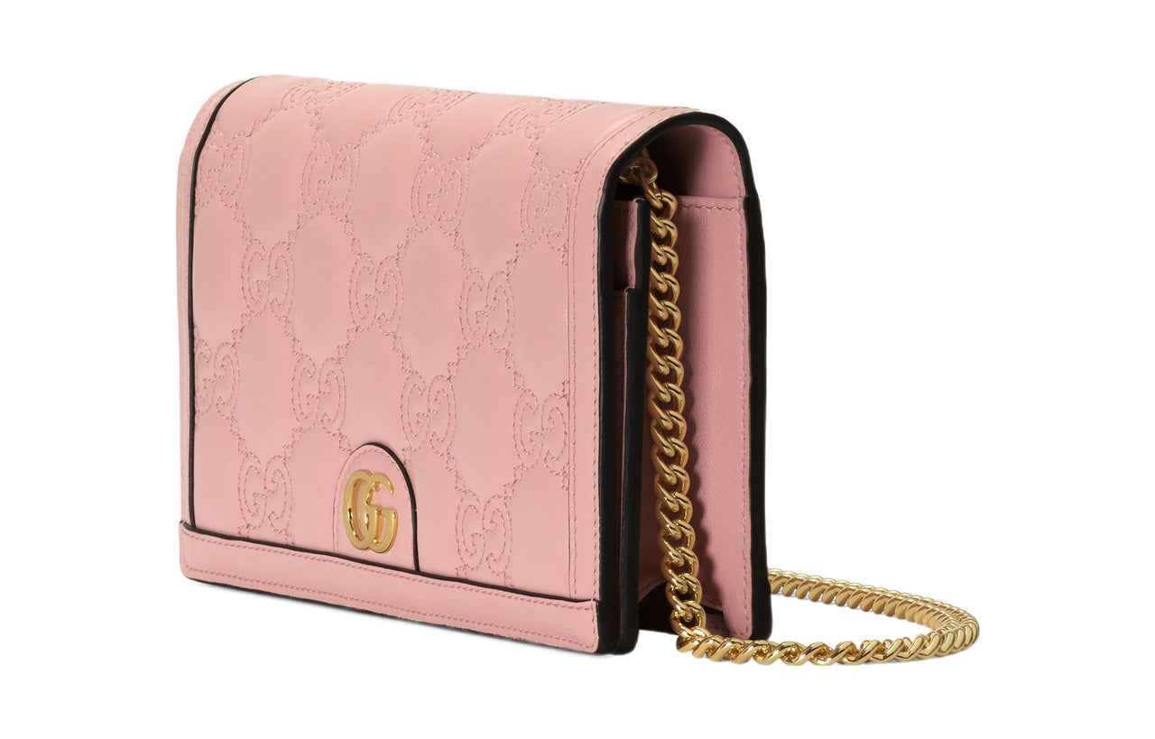 (WMNS) Gucci GG Matelass Chain Wallet 'Light Pink' 723787-UM8IG-5909