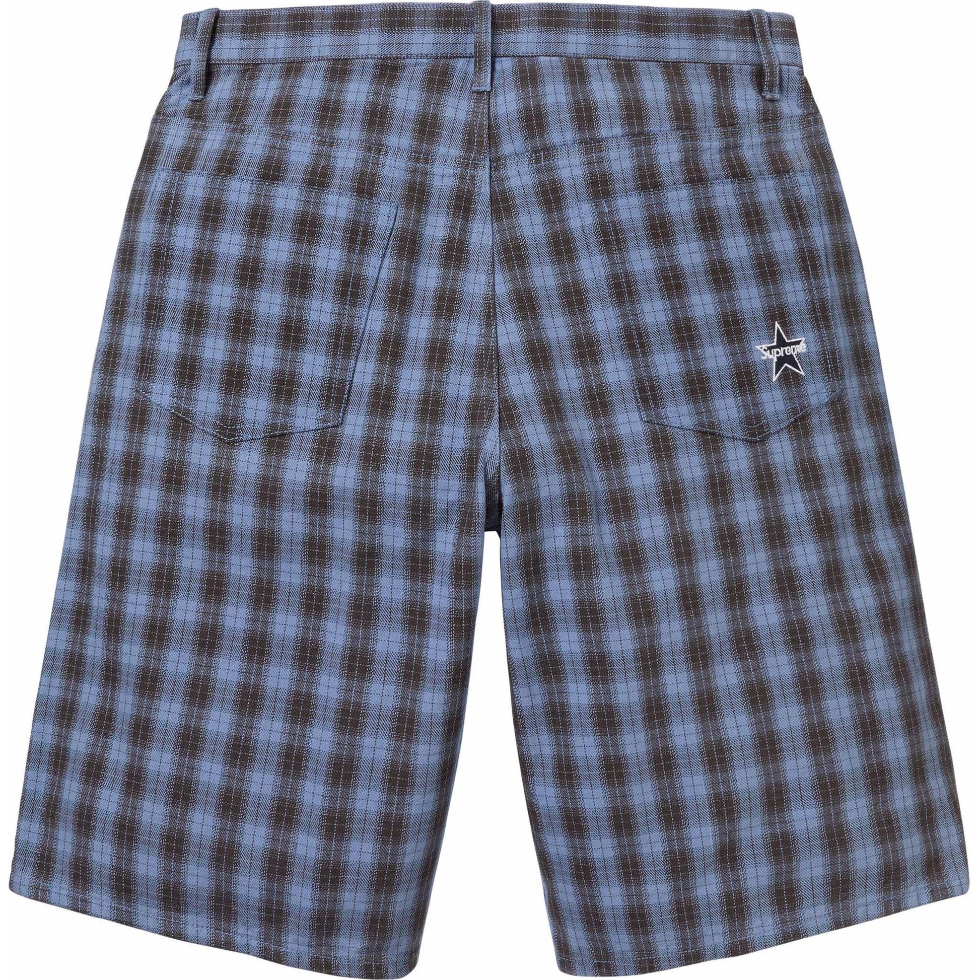 Supreme Plaid Baggy Shorts 'Orange' SUP-SS24-284