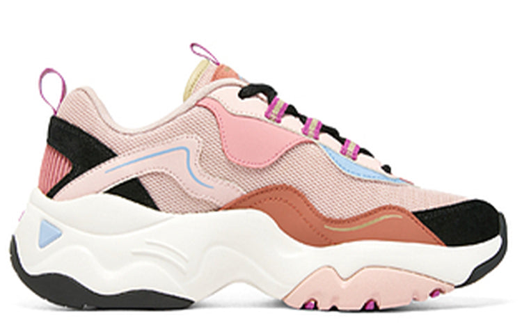 (WMNS) Skechers D'Lites 3.0 'Black Pink' 896029-ROS
