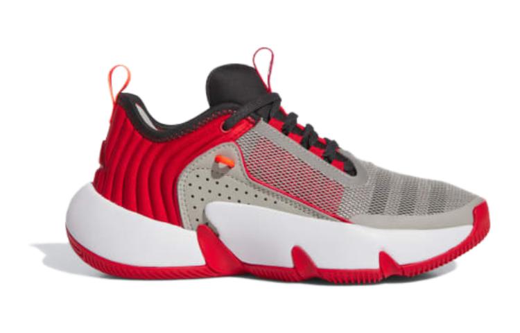 (GS) adidas Trae Unlimited Big 'Metal Grey Better Scarlet' IG0703