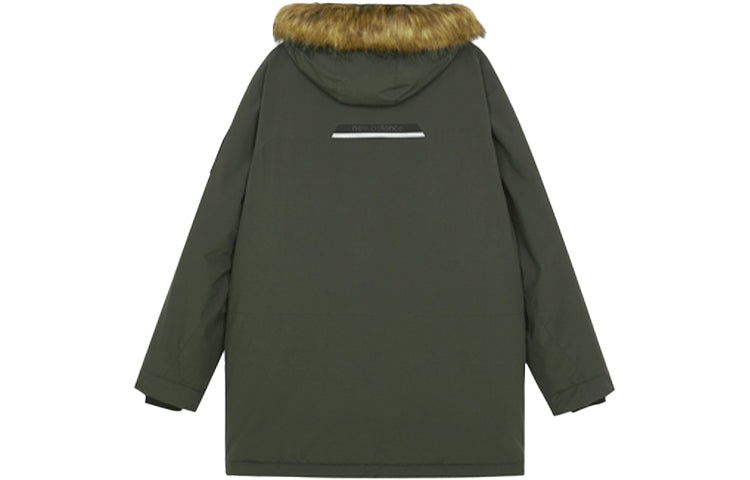 New Balance Warm Hooded Down Jacket Asia Sizing 'Green' 5PB42201-KH