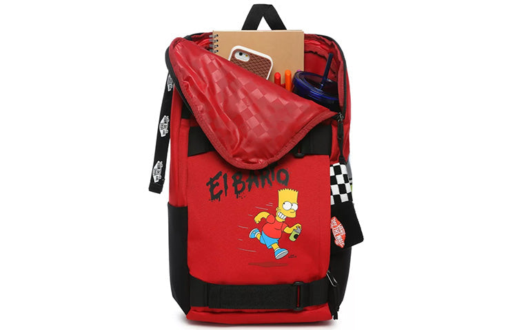 Vans x The Simpsons Obstacle Skatepack 'Red' VN0A3I6917A