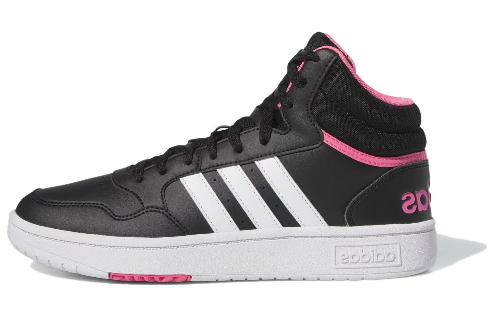 (WMNS) adidas Hoops 3.0 Mid 'Black Pink Fusion' IG7896